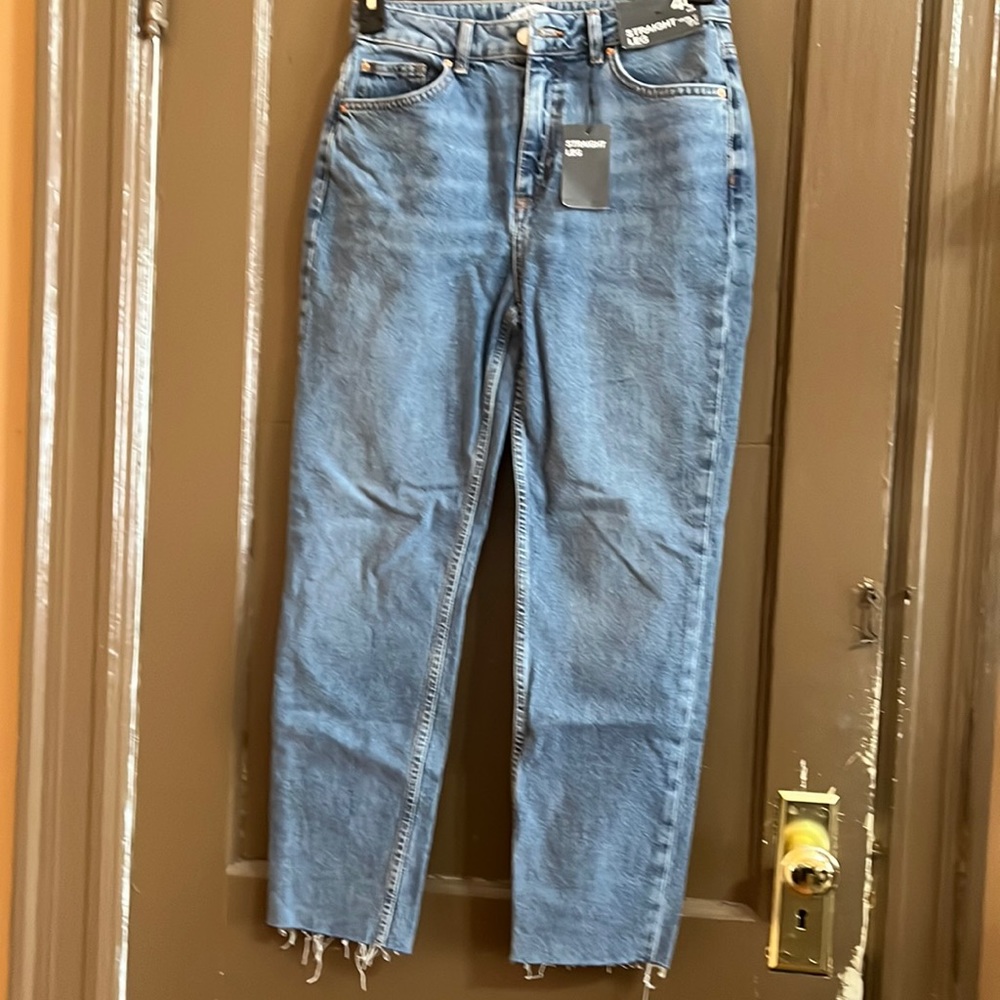 Straight leg jeans